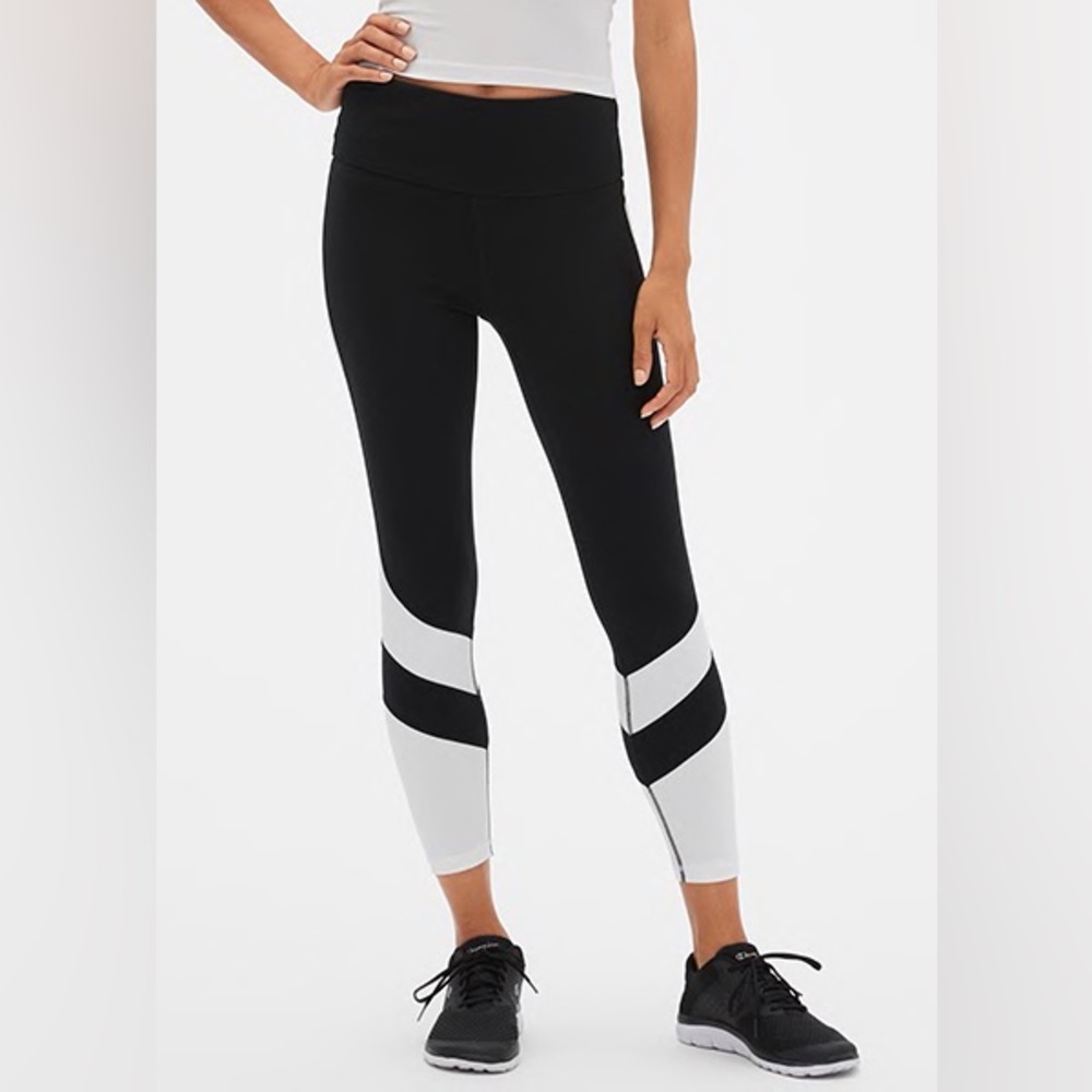 GapFit High Rise Colorblock Sport Compression Leggings